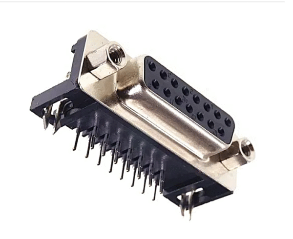 DB15HR - CONECTOR D SUB HEMBRA A PCB 90° 15 POSICIONES