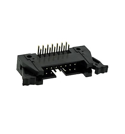 SCM14RL - CONECTOR MACHO PARA PCB 90° CON TRABA PASO 0,1"