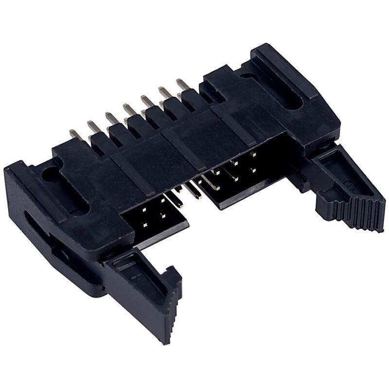 SCM14SL - CONECTOR MACHO PARA PCB RECTO CON TRABA PASO 0,1"