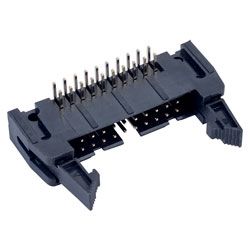 SCM20RL - CONECTOR MACHO PARA PCB 90° CON TRABA PASO 0,1"