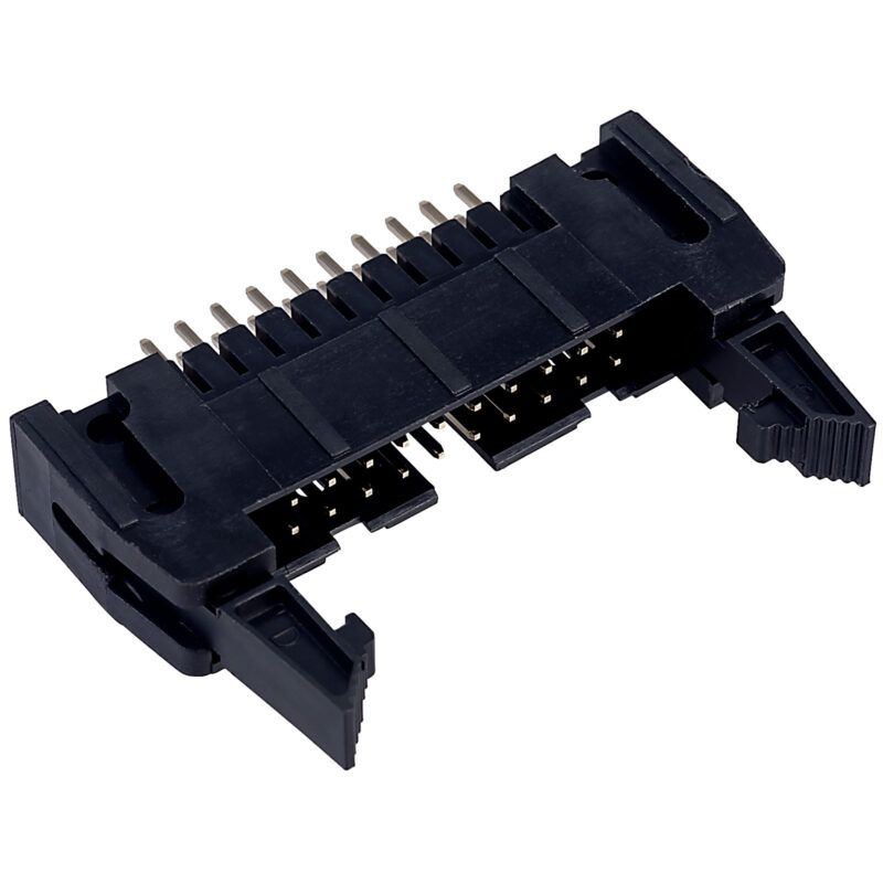 SCM20SL - CONECTOR MACHO PARA PCB RECTO CON TRABA PASO 0,1"