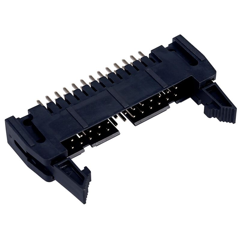 SCM26SL - CONECTOR MACHO PARA PCB RECTO CON TRABA PASO 0,1"