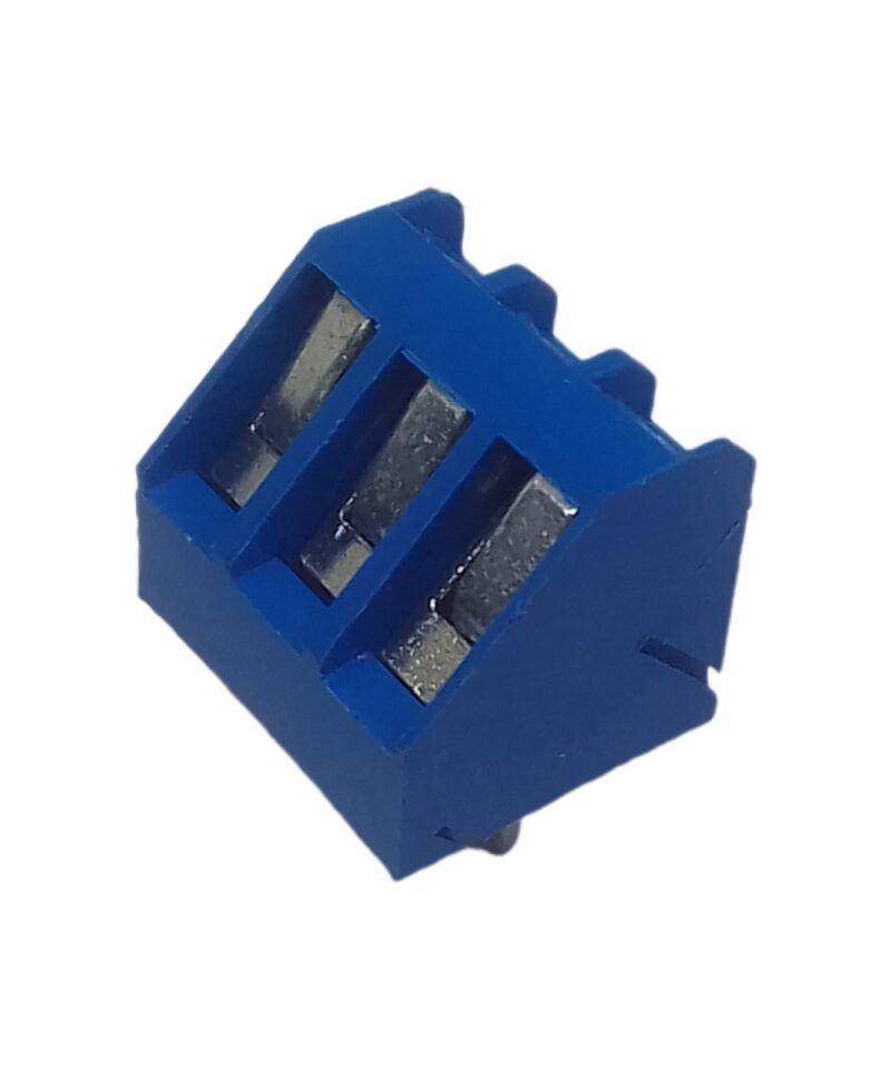 XY104-3 - BORNERA APILABLE PASO:5.00mm 45° PARA CIRCUITO IMPRESO 3 POLOS