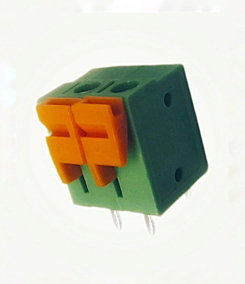 XY122V-2 - BORNERA APILABLE CON MORDAZA PASO:5.08mm RECTA PARA CIRCUITO IMPRESO 2 POLOS