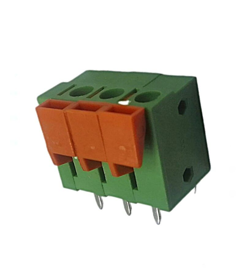 XY122V-3 - BORNERA APILABLE CON MORDAZA PASO:5.08mm RECTA PARA CIRCUITO IMPRESO 3 POLOS