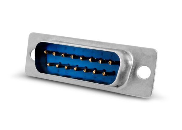 DB15M - CONECTOR D SUB MACHO RECTO A CABLE 15 POSICIONES
