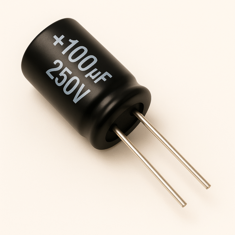 CAPACITOR ELECTROLITICO RADIAL 105° 100UF x 250V - ER100X250V