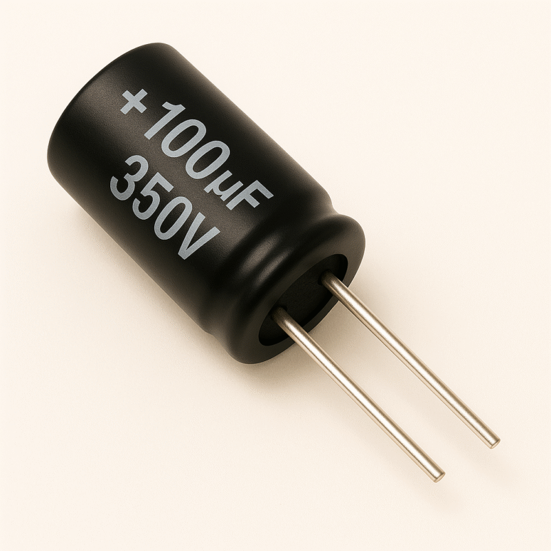 CAPACITOR ELECTROLITICO RADIAL 105° 100UF x 350V - ER100X350V