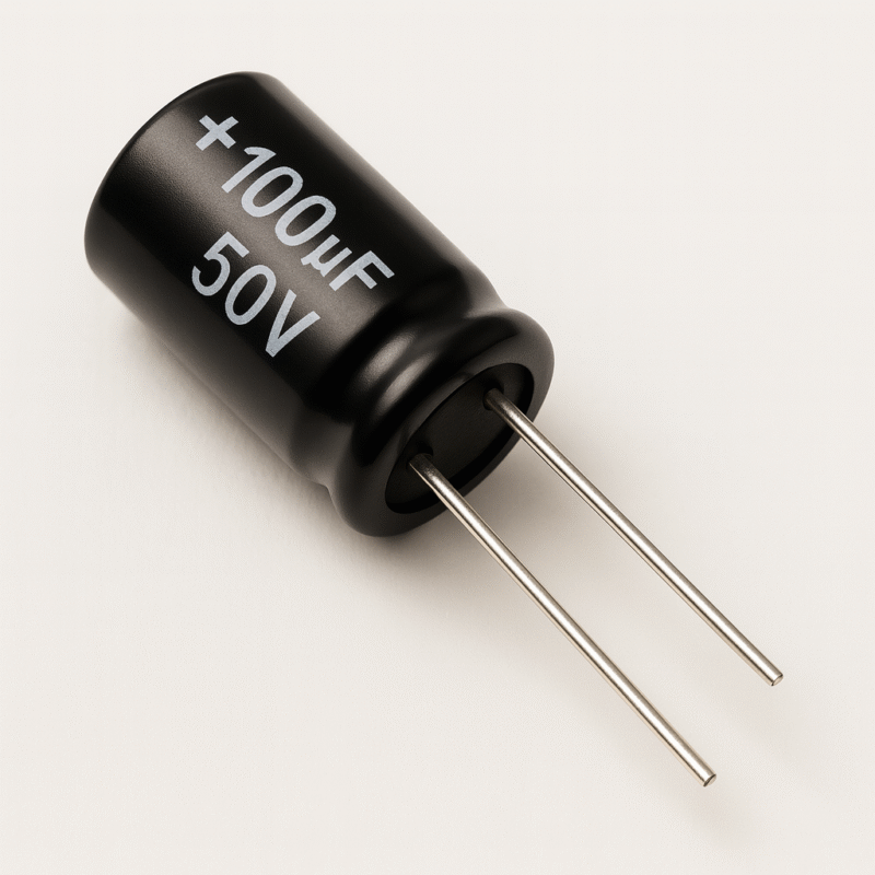 CAPACITOR ELECTROLITICO RADIAL 105° 100UF x 50V - ER100X50V