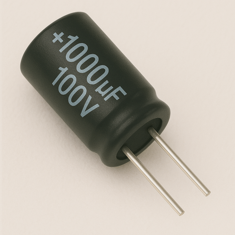 CAPACITOR ELECTROLITICO RADIAL 105° 1000UF x 100V - ER1000X100V