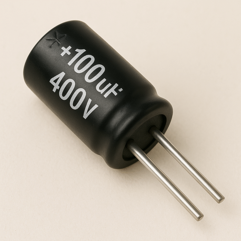 CAPACITOR ELECTROLITICO RADIAL 105° 100UF x 400V - ER100X400V