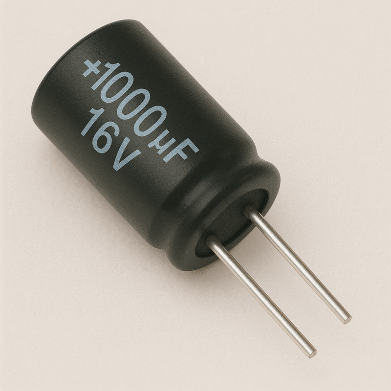 CAPACITOR ELECTROLITICO RADIAL 105° 1000UF x 16V - ER1000X16V