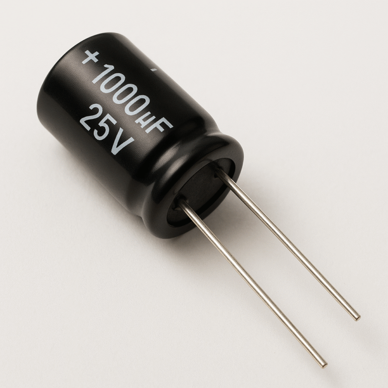 CAPACITOR ELECTROLITICO RADIAL 105° 1000UF x 25V - ER1000X25V