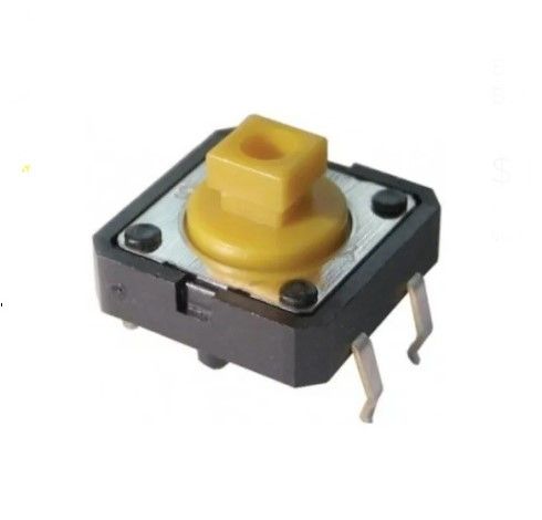 B3F-4055 0MR0N -  TACT SWITCH HORIZONTAL  12x12mm h=7,3mm 4 TERMINALES