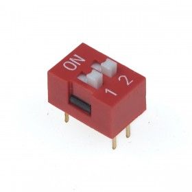 DS2S - DIP SWITCH TIPO CORREDERA 2 VIAS