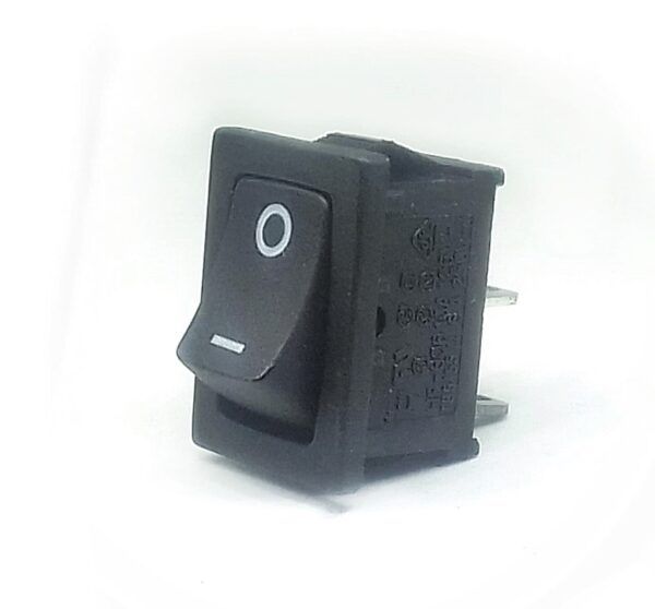 KCD1-102BK - LLAVE TECLA ON-OFF NEGRA SIN LUZ 2 TERMINALES