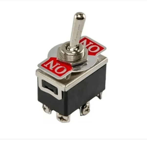 KN3B-202 - LLAVE PALANCA DOBLE ON-ON 6 TERMINALES