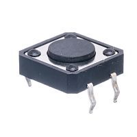 TS1201 -  TACT SWITCH HORIZONTAL  12x12mm h=4,3mm 4 TERMINALES