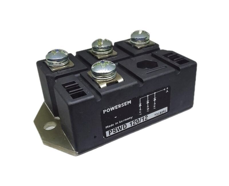 PSWD120/12 - MÓDULO DE 3 DIODOS ÁNODO COMÚN 120A 1.200V