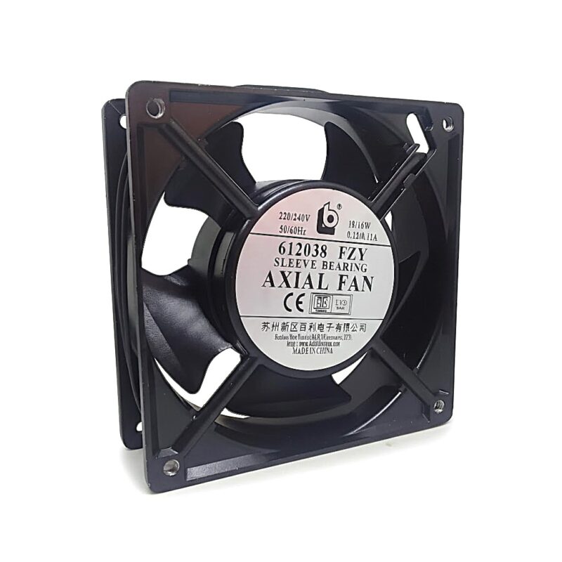 612038FZY - VENTILADOR RULEMAN 220VCA 120x120x38mm