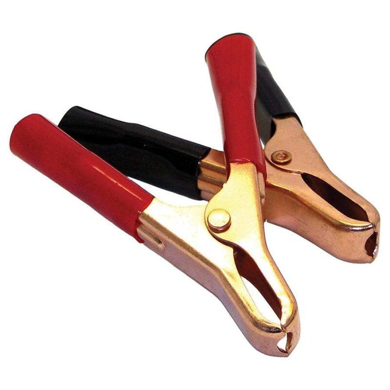 COC4 - PINZA COCODRILO 50A 100mm COLORES NEGRO Y ROJO