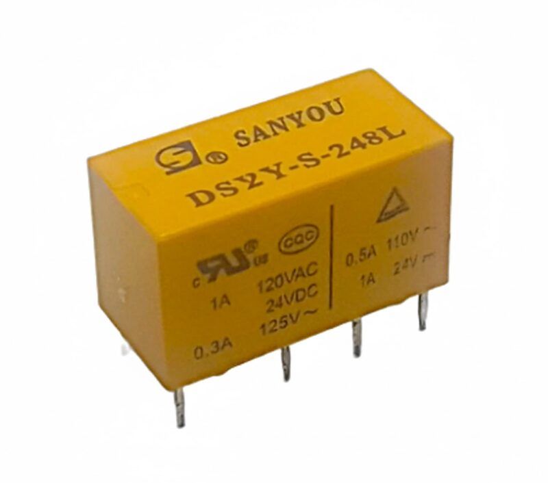 DSY2Y-S-248L - RELAY DOBLE INVERSOR 2A 48VDC