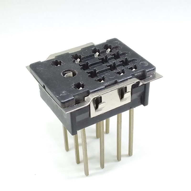 HC2-WS-K - ZÓCALO WIRE WRAP PARA RELAY DOBLE INVERSOR