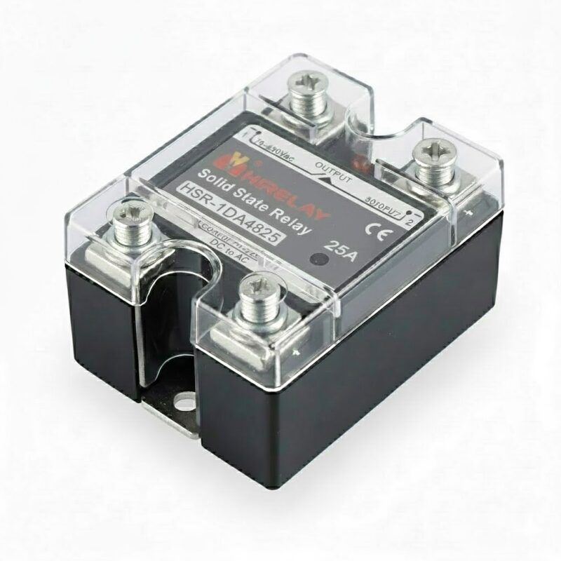 HSR1DA4825 - RELAY ESTADO SÓLIDO VDC-VAC MONOFÁSICO 25A