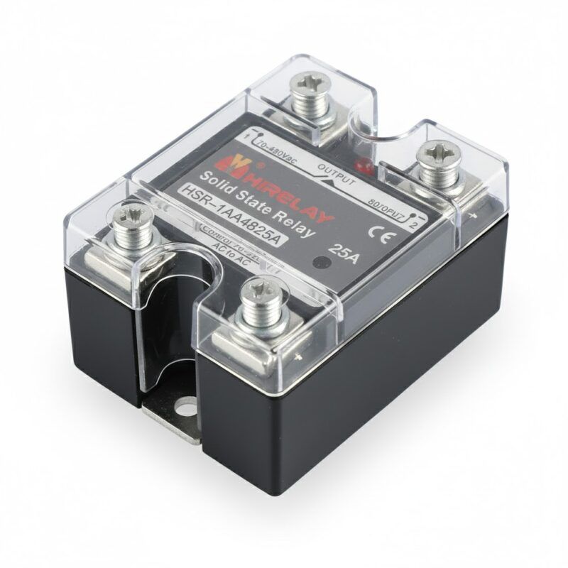HSR1AA4825 - RELAY ESTADO SÓLIDO VAC-VAC MONOFÁSICO 25A