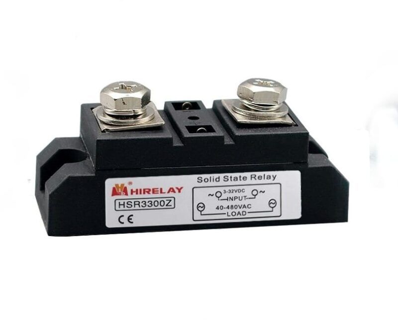 HSR3300Z - RELAY ESTADO SÓLIDO VDC-VAC MONOFÁSICO 300A