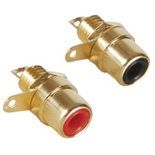 JCH1 - JACK RCA CHASIS COLORES NEGRO Y ROJO
