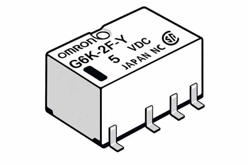 G6K-2F-Y DC5 - RELAY SMD DOBLE INVERSOR 1A 5VDC