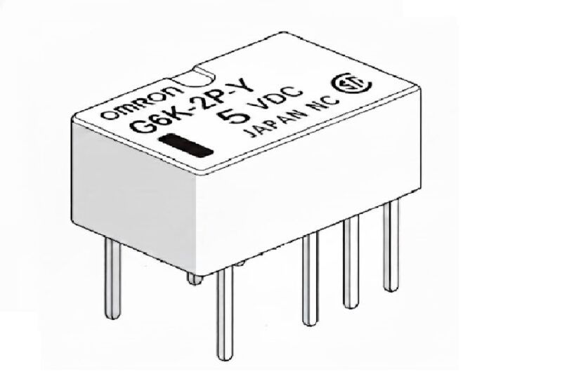G6K-2P-Y DC5 - RELAY DOBLE INVERSOR 1A 5VDC