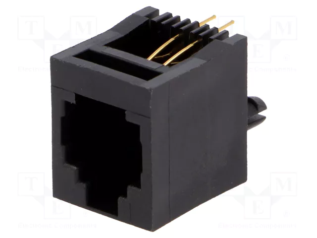 RJ11HR - JACK CONECTOR TELEFONÍA 6 POSICIONES 4 CONTACTOS (6P4C)