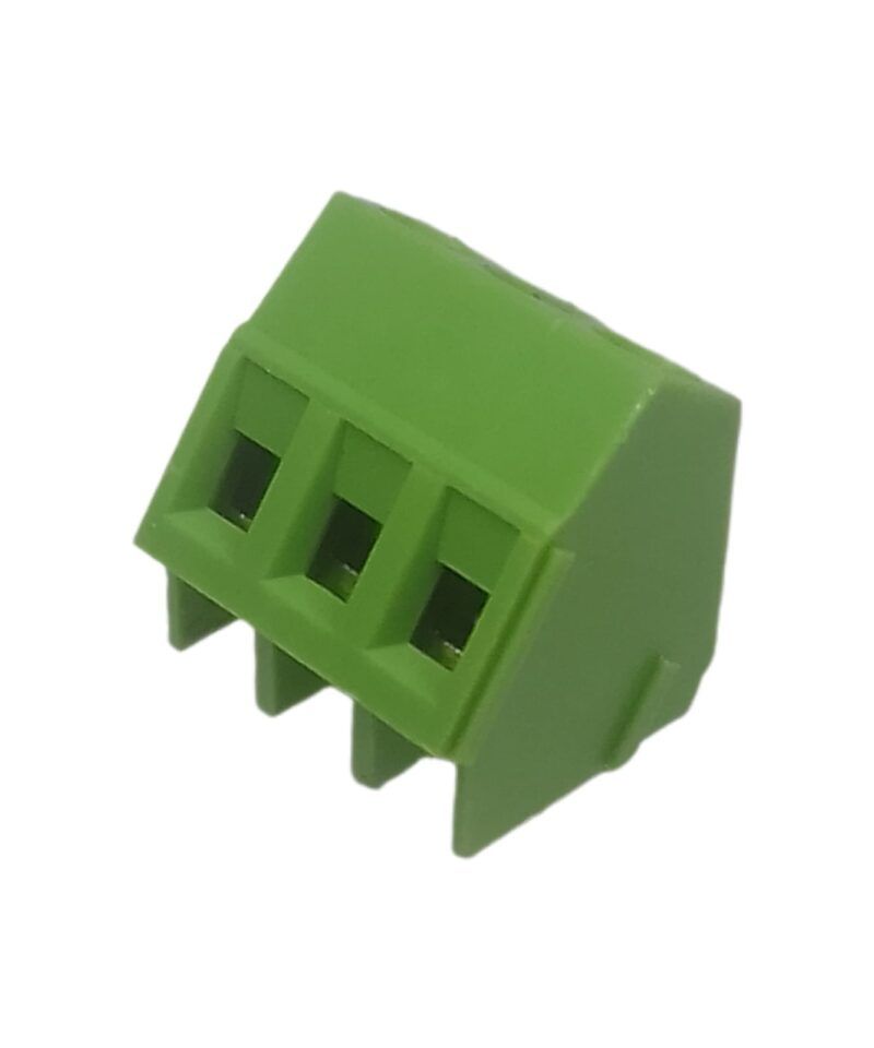 XY103-3 - BORNERA APILABLE PASO:5.00mm 45° PARA CIRCUITO IMPRESO 3 POLOS
