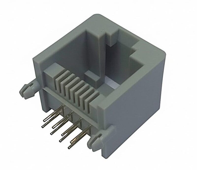 RJ45H - JACK CONECTOR RED 8 POSICIONES 8 CONTACTOS (8P8C)