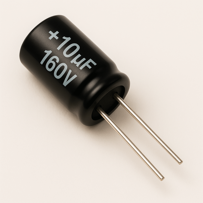 CAPACITOR ELECTROLITICO RADIAL 105° 10UF x 160V - ER10X160V