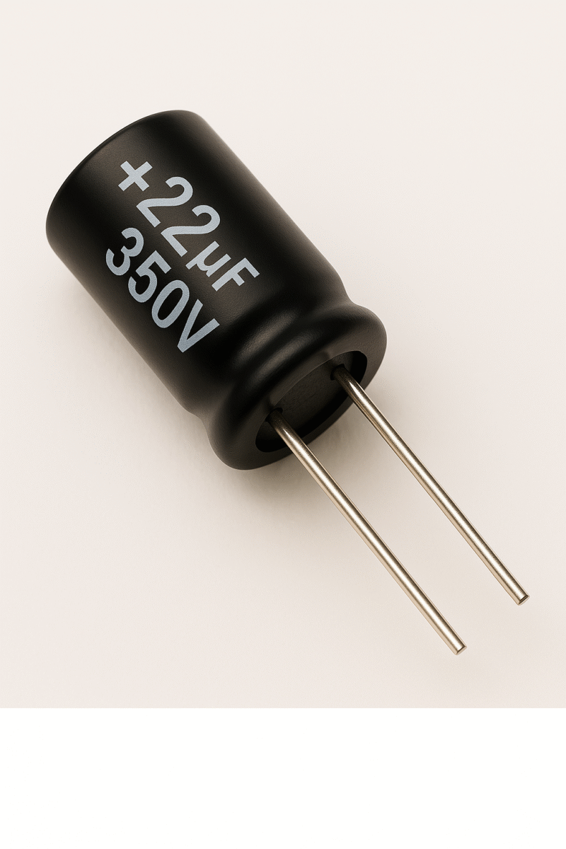 CAPACITOR ELECTROLITICO RADIAL 105° 22UF x 350V - ER22X350V