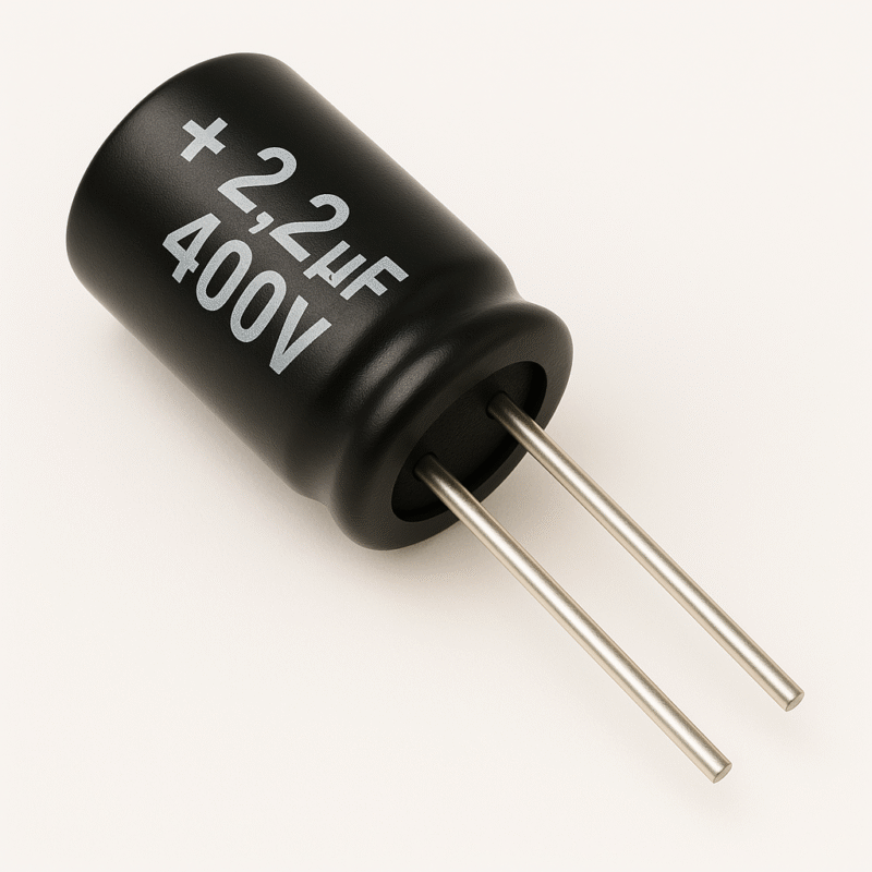 CAPACITOR ELECTROLITICO RADIAL 105° 2,2UF x 400V - ER2.2X400V