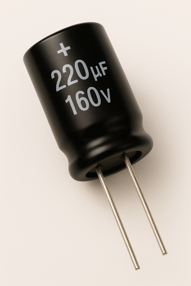 CAPACITOR ELECTROLITICO RADIAL 105° 220UF x 160V - ER220X160V