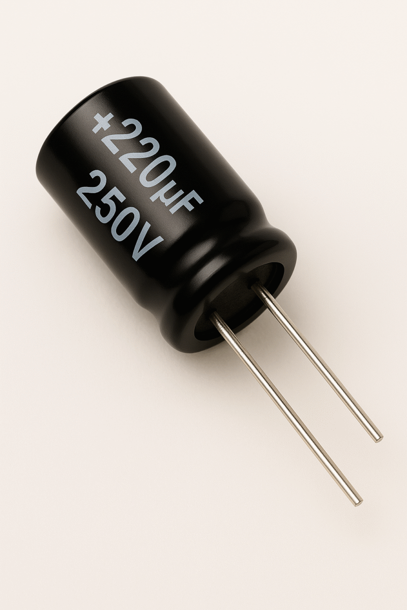 CAPACITOR ELECTROLITICO RADIAL 105° 220UF x 250V - ER220X250V