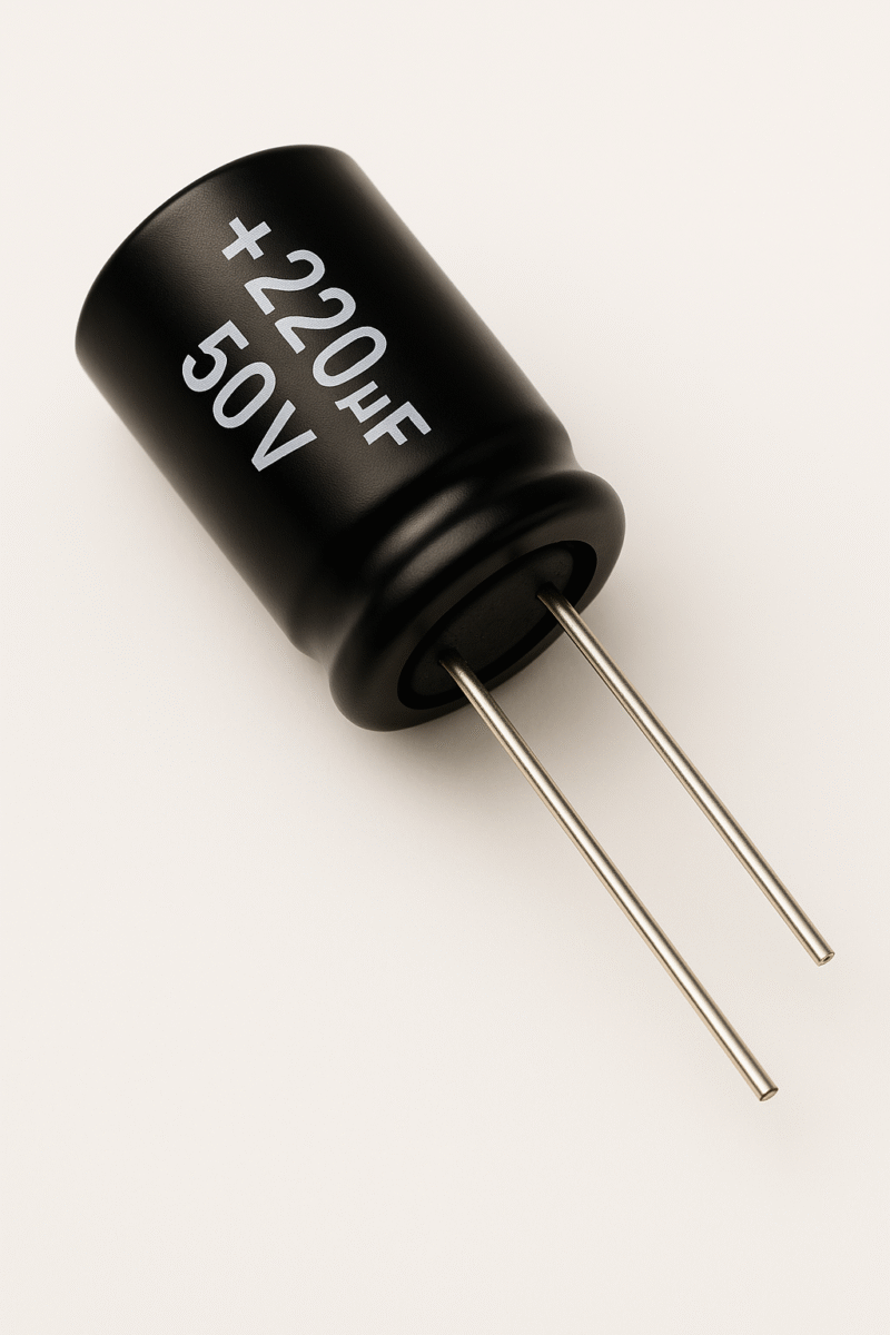 CAPACITOR ELECTROLITICO RADIAL 105° 220UF x 50V - ER220X50V