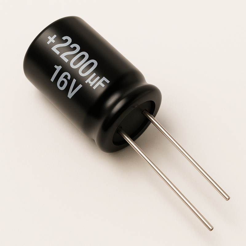 CAPACITOR ELECTROLITICO RADIAL 105° 2200UF x 16V - ER2200X16V