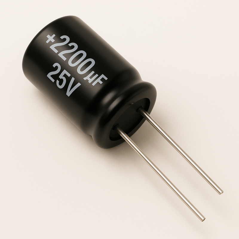 CAPACITOR ELECTROLITICO RADIAL 105° 2200UF x 25V - ER2200X25V