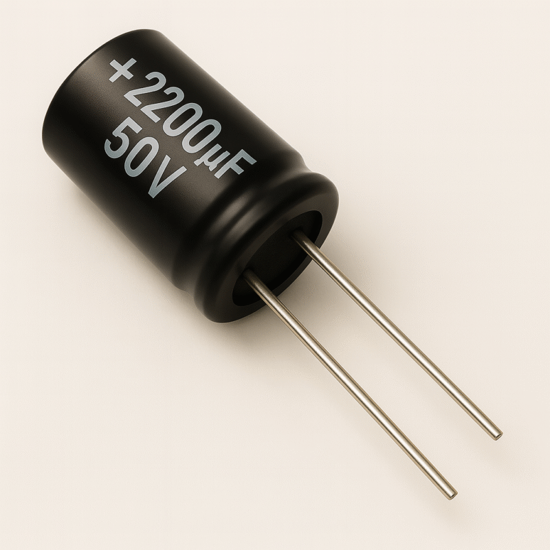 CAPACITOR ELECTROLITICO RADIAL 105° 2200UF x 50V - ER2200X50V