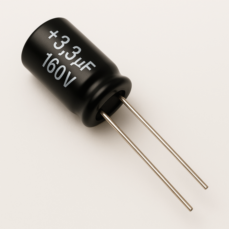 CAPACITOR ELECTROLITICO RADIAL 105° 3,3UF x 160V - ER3.3X160V