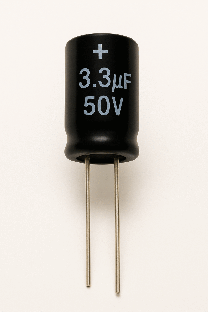 CAPACITOR ELECTROLITICO RADIAL 105° 3,3UF x 50V - ER3.3X50V