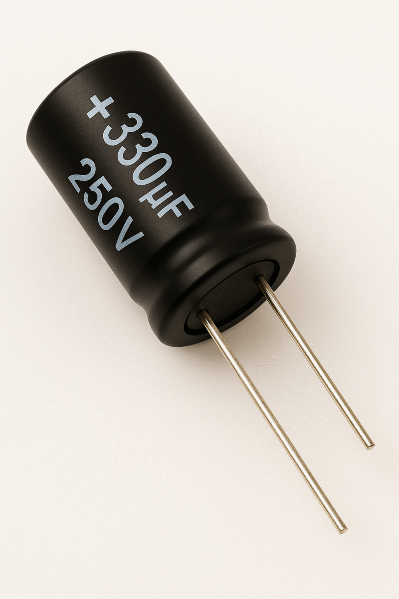 CAPACITOR ELECTROLITICO RADIAL 105° 330UF x 250V - ER330X250V