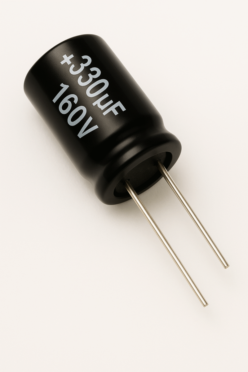 CAPACITOR ELECTROLITICO RADIAL 105° 330UF x 160V - ER330X160V