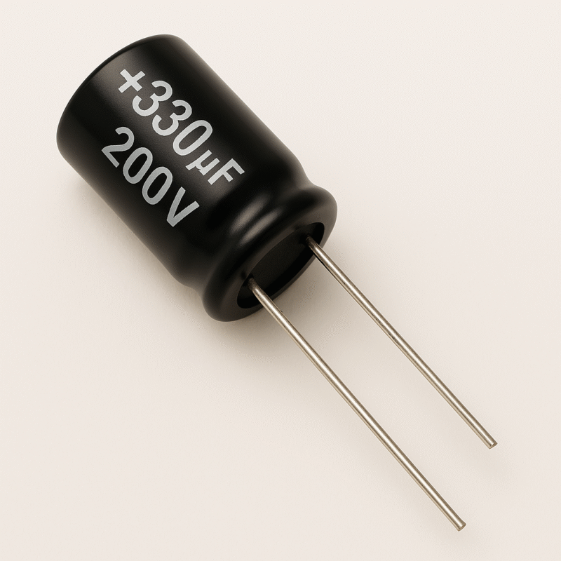 CAPACITOR ELECTROLITICO RADIAL 105° 330UF x 200V - ER330X200V